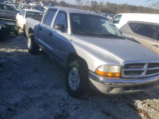 1B7HL2AN91S275274 - 2001 DODGE DAKOTA QUA SILVER photo 1