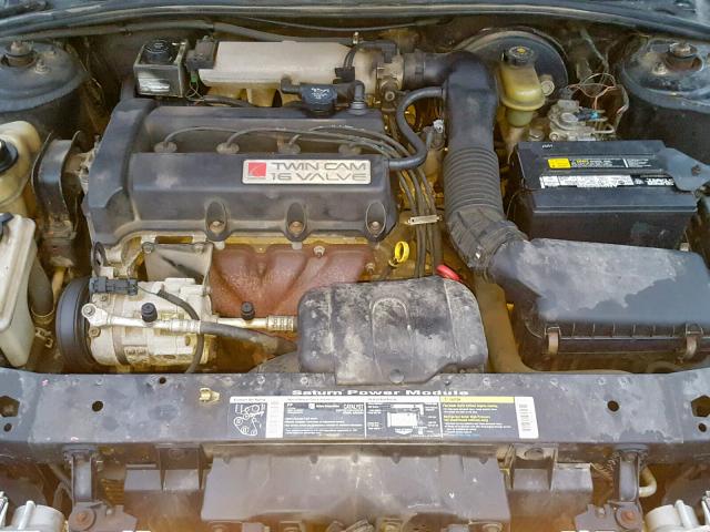 1G8ZH1276VZ311820 - 1997 SATURN SC2 GREEN photo 7