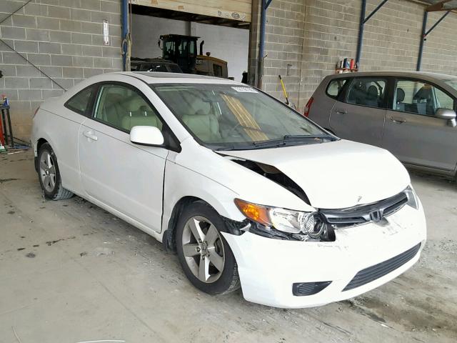 2HGFG12988H570005 - 2008 HONDA CIVIC EXL WHITE photo 1