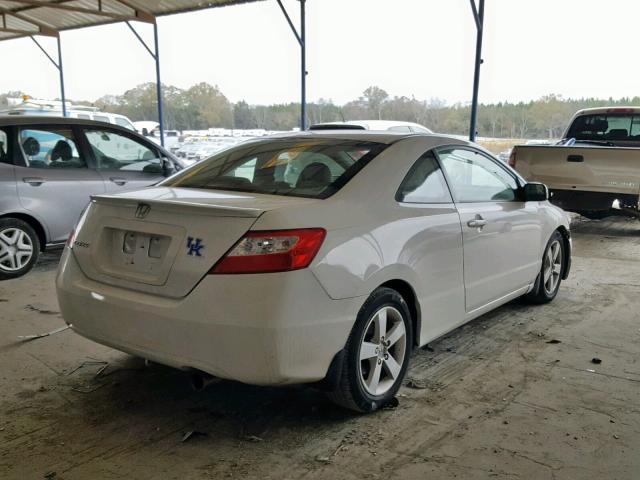 2HGFG12988H570005 - 2008 HONDA CIVIC EXL WHITE photo 4