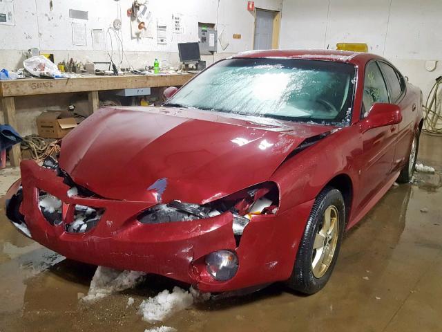 2G2WP582961196059 - 2006 PONTIAC GRAND PRIX BURGUNDY photo 2