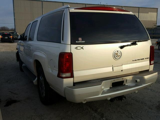 3GYFK66N84G102295 - 2004 CADILLAC ESCALADE E WHITE photo 3