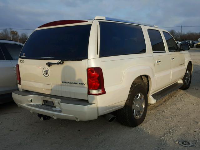 3GYFK66N84G102295 - 2004 CADILLAC ESCALADE E WHITE photo 4