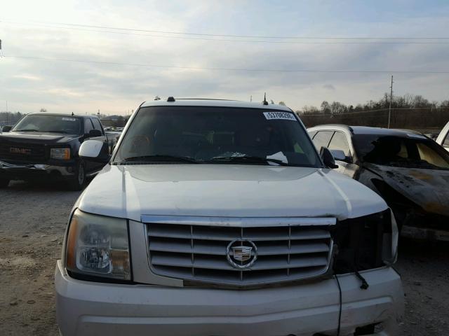 3GYFK66N84G102295 - 2004 CADILLAC ESCALADE E WHITE photo 9