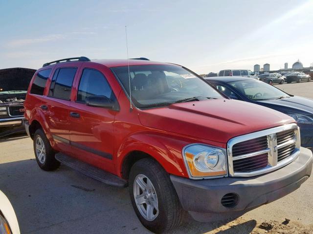 1D4HD38K05F512007 - 2005 DODGE DURANGO ST RED photo 1