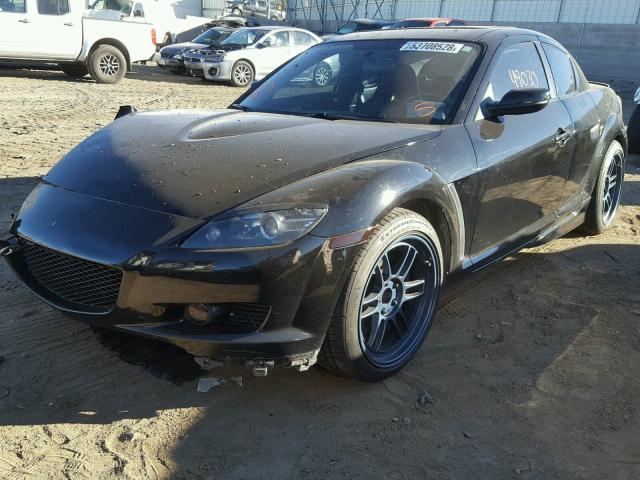 JM1FE173850156232 - 2005 MAZDA RX8 BLACK photo 2