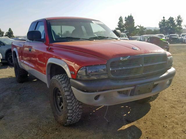 1B7GG22Y4WS607217 - 1998 DODGE DAKOTA RED photo 1