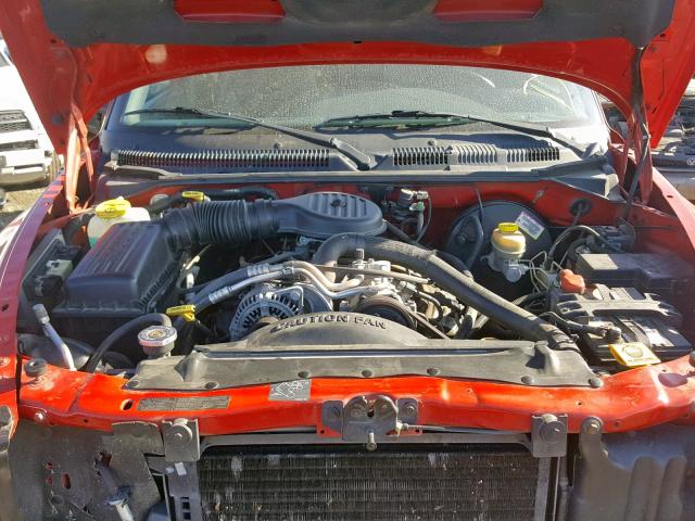 1B7GG22Y4WS607217 - 1998 DODGE DAKOTA RED photo 7