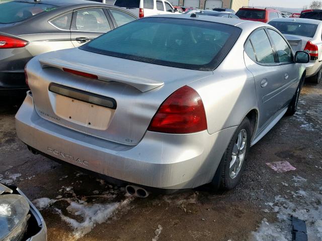 2G2WS522651126699 - 2005 PONTIAC GRAND PRIX SILVER photo 4