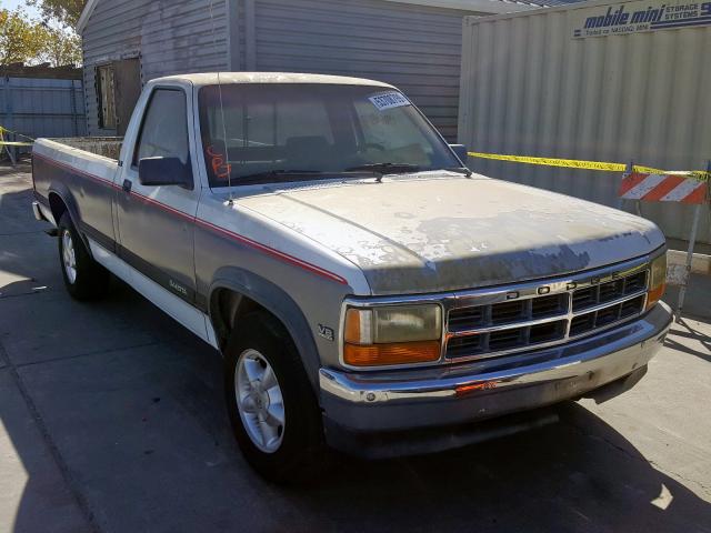 1B7FL26Y6PS253400 - 1993 DODGE DAKOTA TWO TONE photo 1