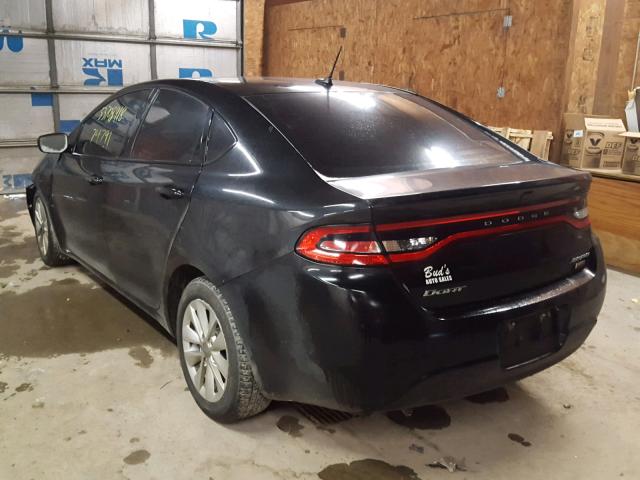 1C3CDFDH5GD539743 - 2016 DODGE DART SE AE BLACK photo 3