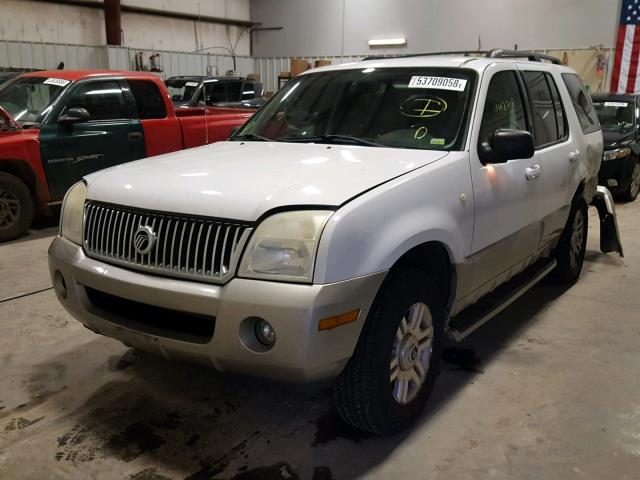 4M2ZU86K03ZJ36643 - 2003 MERCURY MOUNTAINEE WHITE photo 2