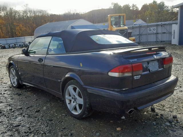 YS3DF78K127003023 - 2002 SAAB 9-3 SE BLACK photo 3