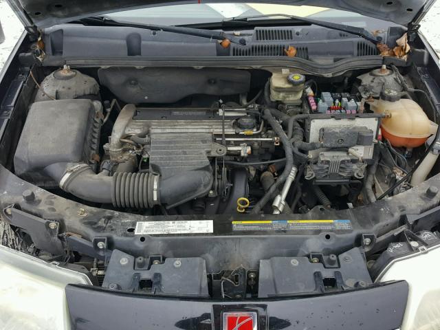 1G8AG52FX4Z149817 - 2004 SATURN ION LEVEL BLACK photo 7