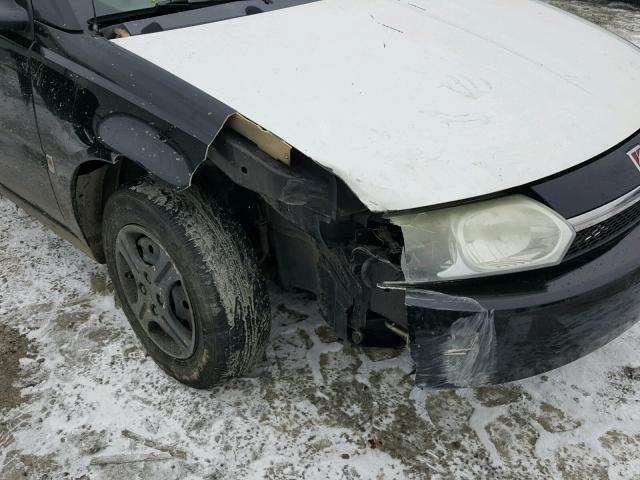 1G8AG52FX4Z149817 - 2004 SATURN ION LEVEL BLACK photo 9