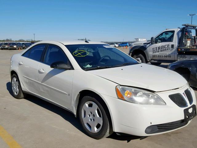 1G2ZF57B884276512 - 2008 PONTIAC G6 VALUE L WHITE photo 1