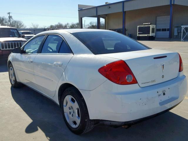 1G2ZF57B884276512 - 2008 PONTIAC G6 VALUE L WHITE photo 3