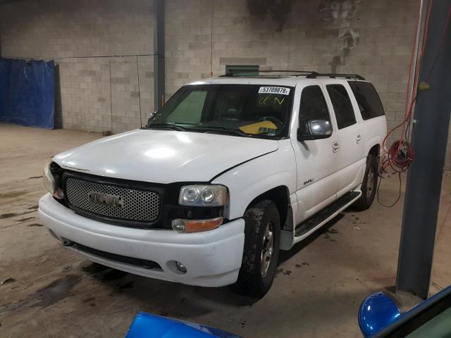 1GKFK66U61J273333 - 2001 GMC DENALI XL WHITE photo 2