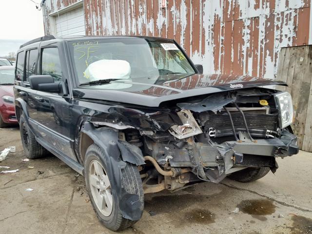 1J8HG48K08C149085 - 2008 JEEP COMMANDER BLACK photo 1