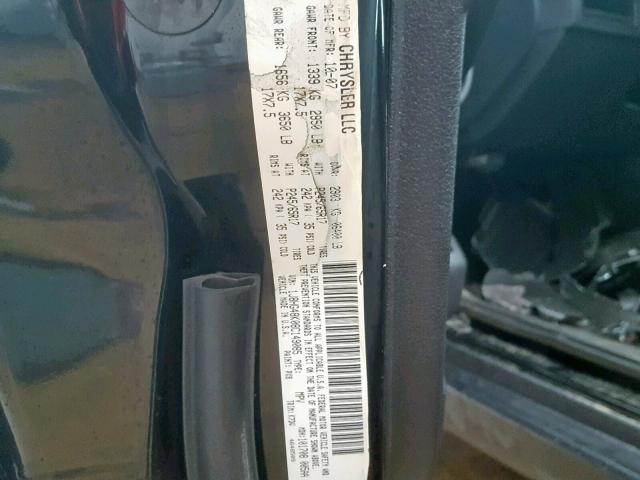 1J8HG48K08C149085 - 2008 JEEP COMMANDER BLACK photo 10