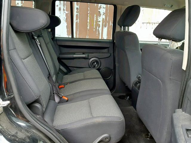 1J8HG48K08C149085 - 2008 JEEP COMMANDER BLACK photo 6