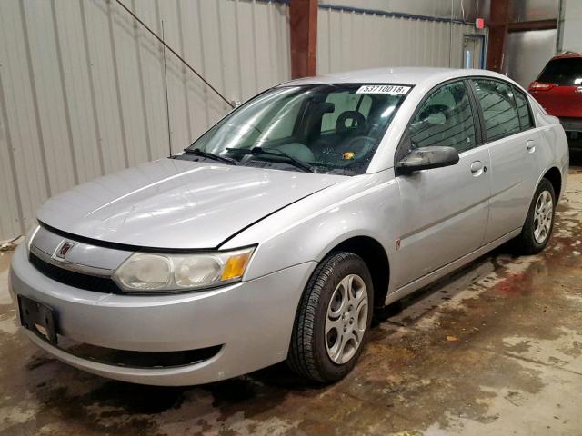 1G8AJ52F44Z168106 - 2004 SATURN ION LEVEL SILVER photo 2
