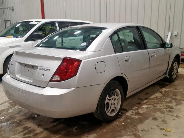 1G8AJ52F44Z168106 - 2004 SATURN ION LEVEL SILVER photo 4