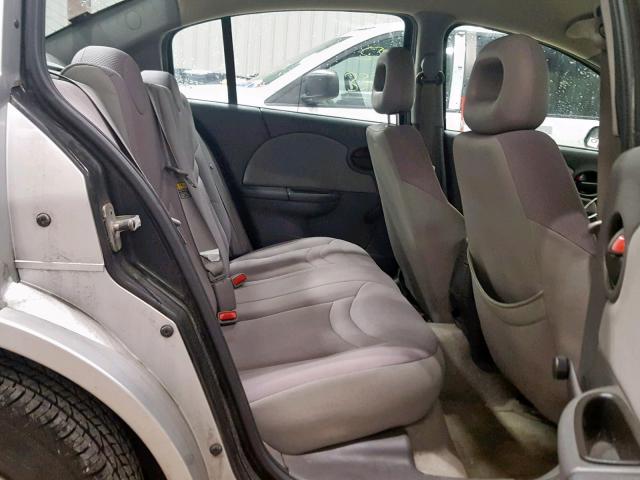 1G8AJ52F44Z168106 - 2004 SATURN ION LEVEL SILVER photo 6