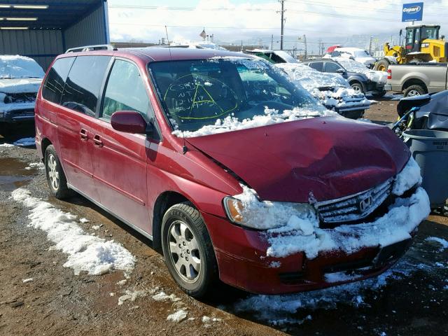 5FNRL18064B002500 - 2004 HONDA ODYSSEY EX RED photo 1