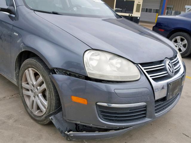 3VWEF81K77M076385 - 2007 VOLKSWAGEN JETTA WOLF CHARCOAL photo 9