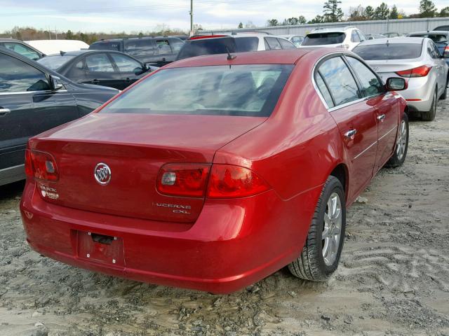 1G4HR57Y26U222179 - 2006 BUICK LUCERNE CX RED photo 4