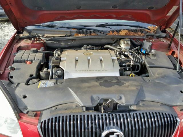 1G4HR57Y26U222179 - 2006 BUICK LUCERNE CX RED photo 7