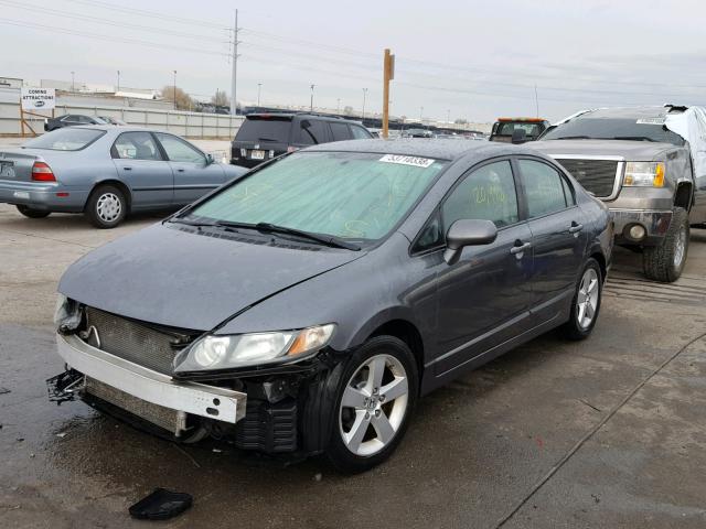 2HGFA16659H335631 - 2009 HONDA CIVIC GRAY photo 2