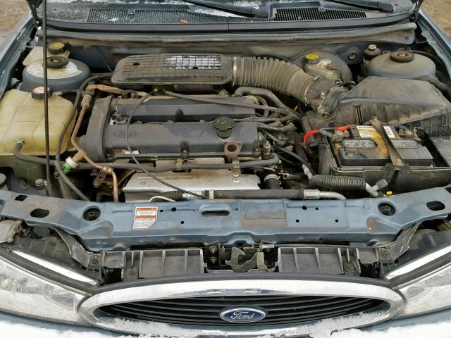 1FAFP6637XK189454 - 1999 FORD CONTOUR SE BLUE photo 7