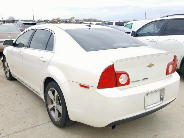 1G1ZC5EB8AF284992 - 2010 CHEVROLET MALIBU 1LT WHITE photo 3