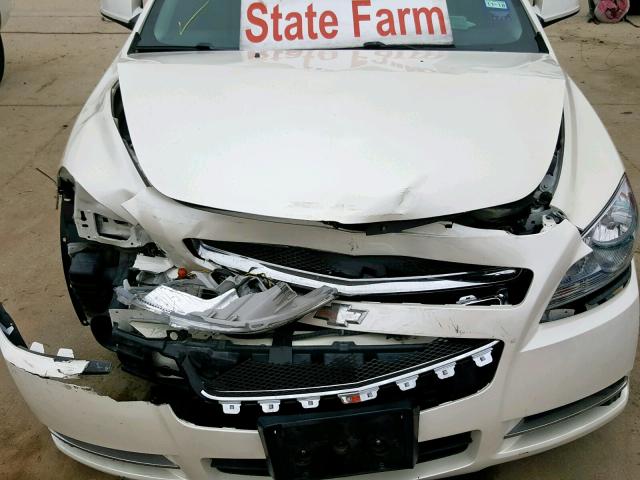 1G1ZC5EB8AF284992 - 2010 CHEVROLET MALIBU 1LT WHITE photo 7