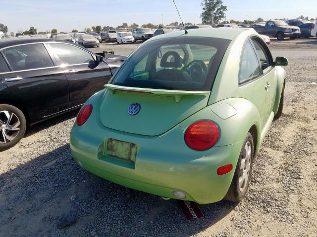 3VWCK21C02M417353 - 2002 VOLKSWAGEN NEW BEETLE 绿色 照片 4