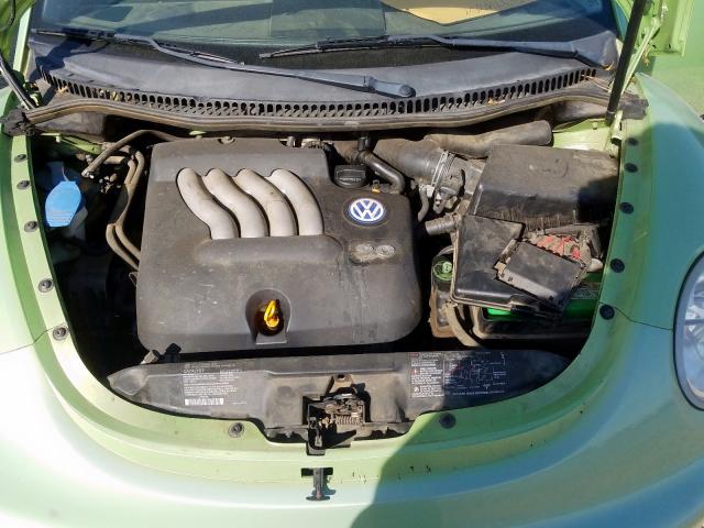 3VWCK21C02M417353 - 2002 VOLKSWAGEN NEW BEETLE 绿色 照片 7