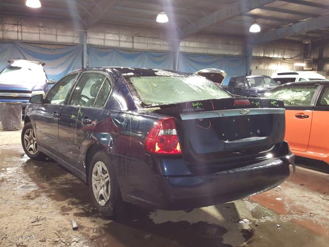 1G1ZS51F16F302333 - 2006 CHEVROLET MALIBU LS 蓝色 照片 3
