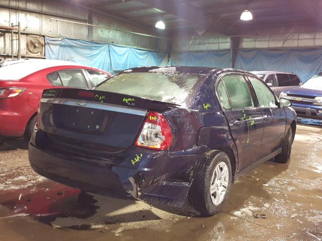 1G1ZS51F16F302333 - 2006 CHEVROLET MALIBU LS 蓝色 照片 4