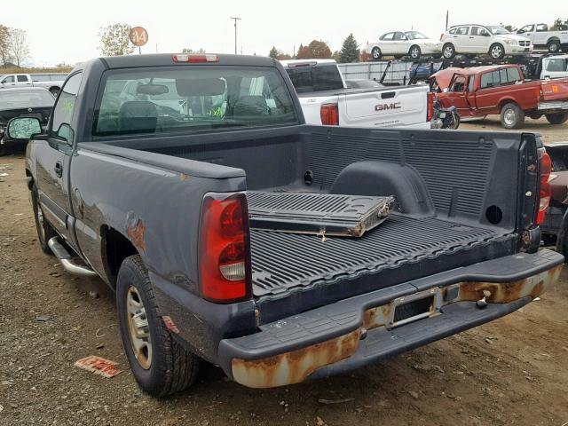 1GCEC14X04Z141484 - 2004 CHEVROLET SILVERADO GRAY photo 3