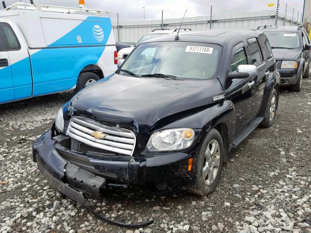 3GNDA23P47S618533 - 2007 CHEVROLET HHR LT BLACK photo 2