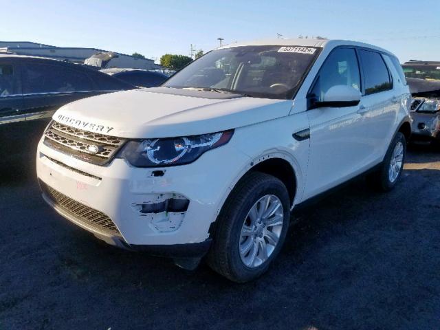 SALCP2FXXKH784077 - 2019 LAND ROVER DISCOVERY WHITE photo 2