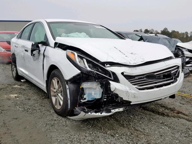 5NPE24AFXFH148923 - 2015 HYUNDAI SONATA SE WHITE photo 1