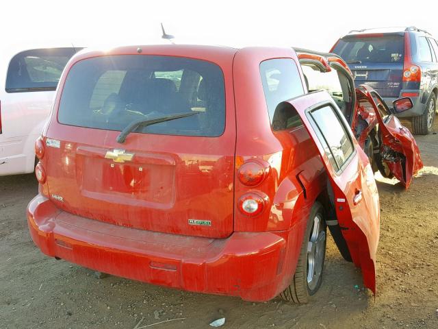 3GNBAAFW1BS642348 - 2011 CHEVROLET HHR LS Rojo foto 4
