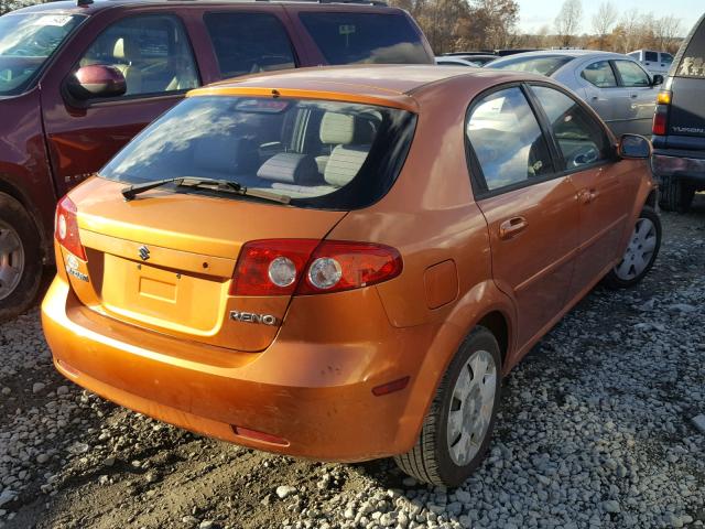 KL5JD66Z97K545412 - 2007 SUZUKI RENO BASE ORANGE photo 4