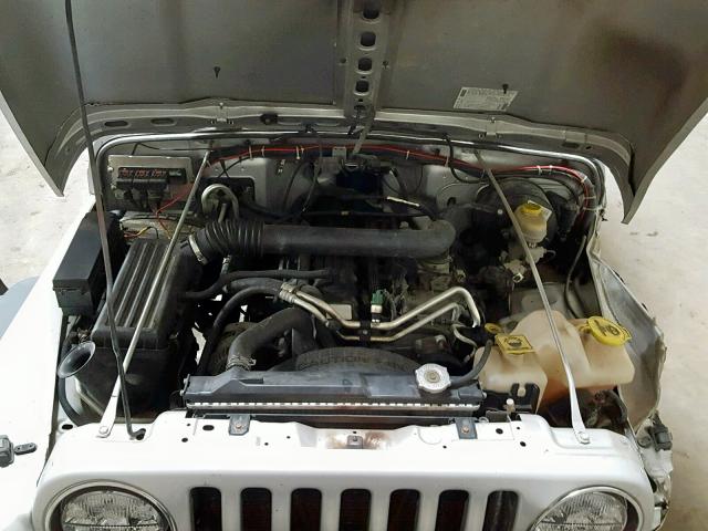 1J4FA44S96P740943 - 2006 JEEP WRANGLER / SILVER photo 7