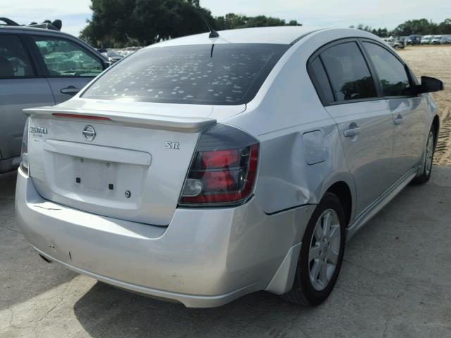 3N1AB6AP8CL635572 - 2012 NISSAN SENTRA 2.0 SILVER photo 4