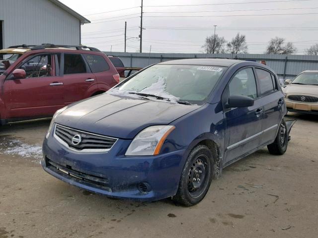 3N1AB6AP6CL736562 - 2012 NISSAN SENTRA 2.0 BLUE photo 2