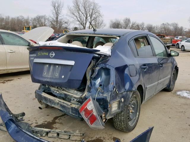 3N1AB6AP6CL736562 - 2012 NISSAN SENTRA 2.0 BLUE photo 4